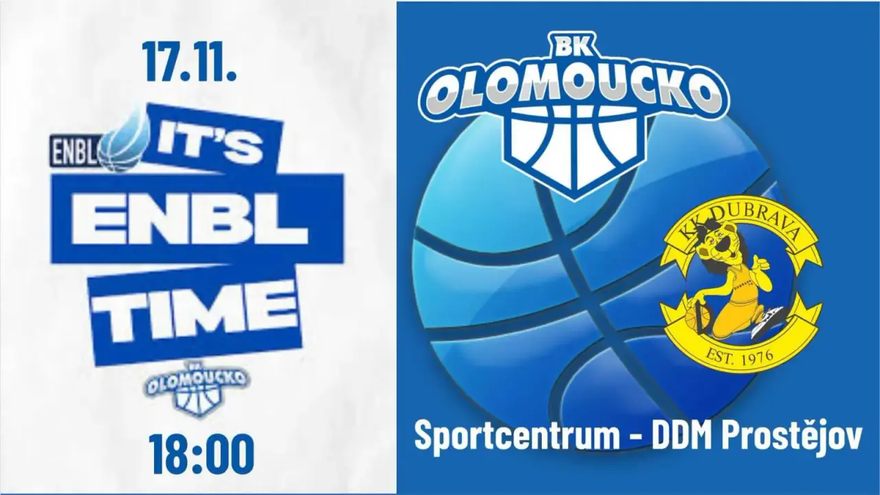 ENBL - BK Olomoucko - BC Dubrava