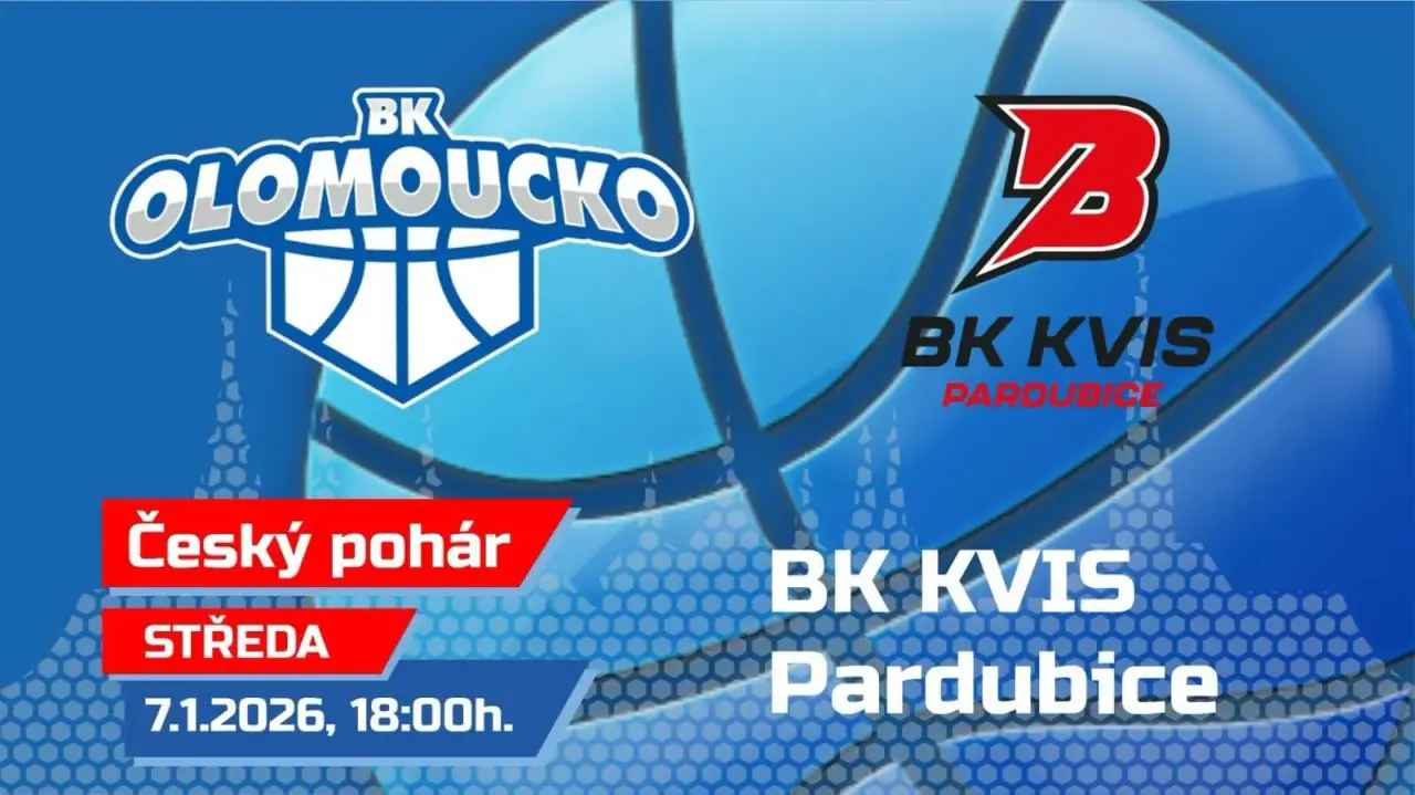 Český pohár - BK Olomoucko - BK Kvis Pardubice