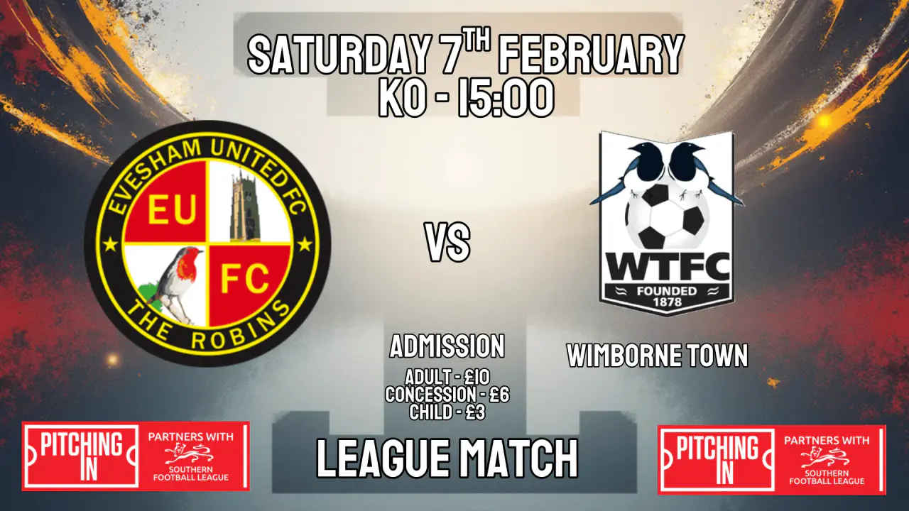 Evesham United FC vs Wimborne Town FC