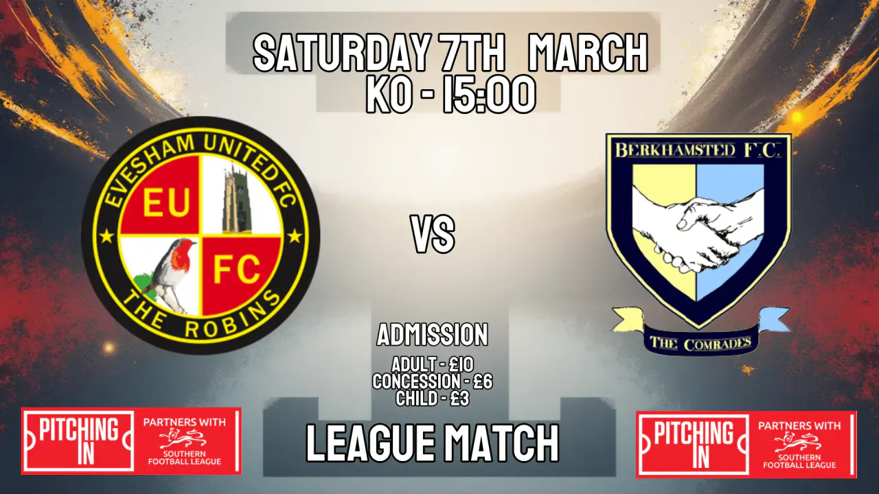 Evesham United FC vs Berkhamsted FC