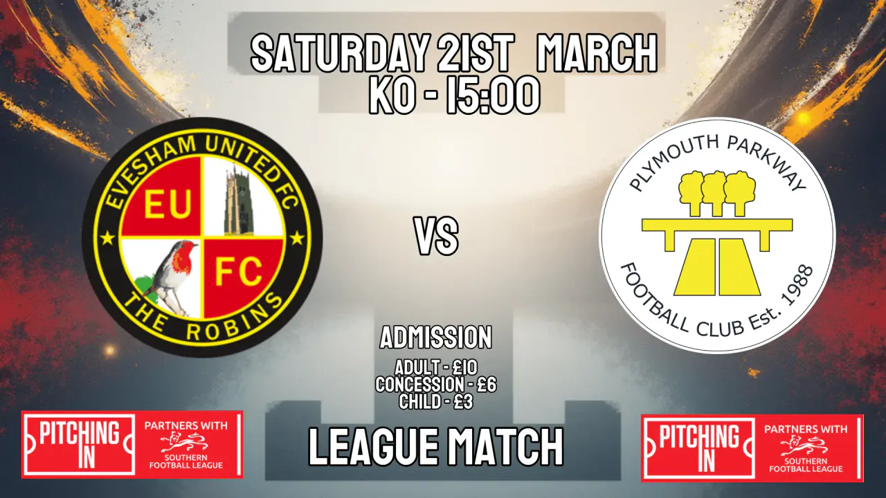 Evesham United FC vs Plymouth Parkway FC