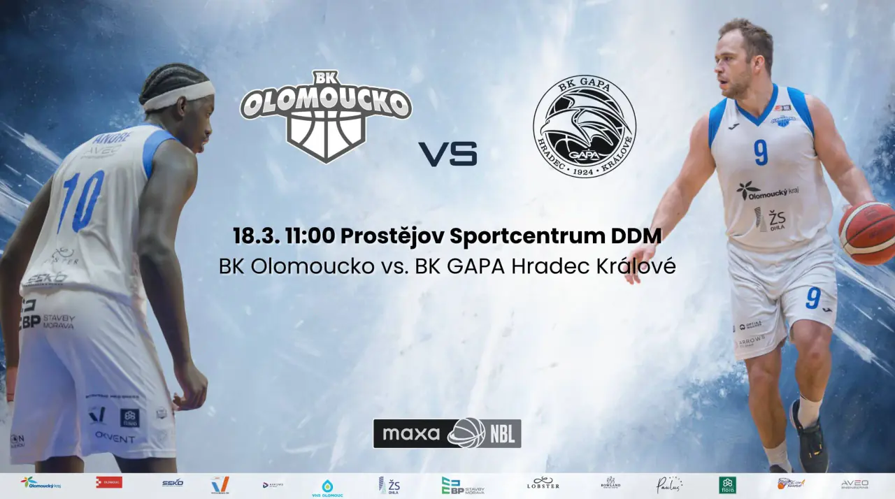 BK Olomoucko - BK GAPA Hradec Králové
