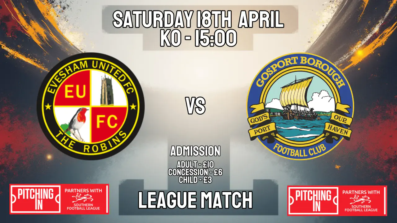Evesham United FC vs Gosport Borough FC