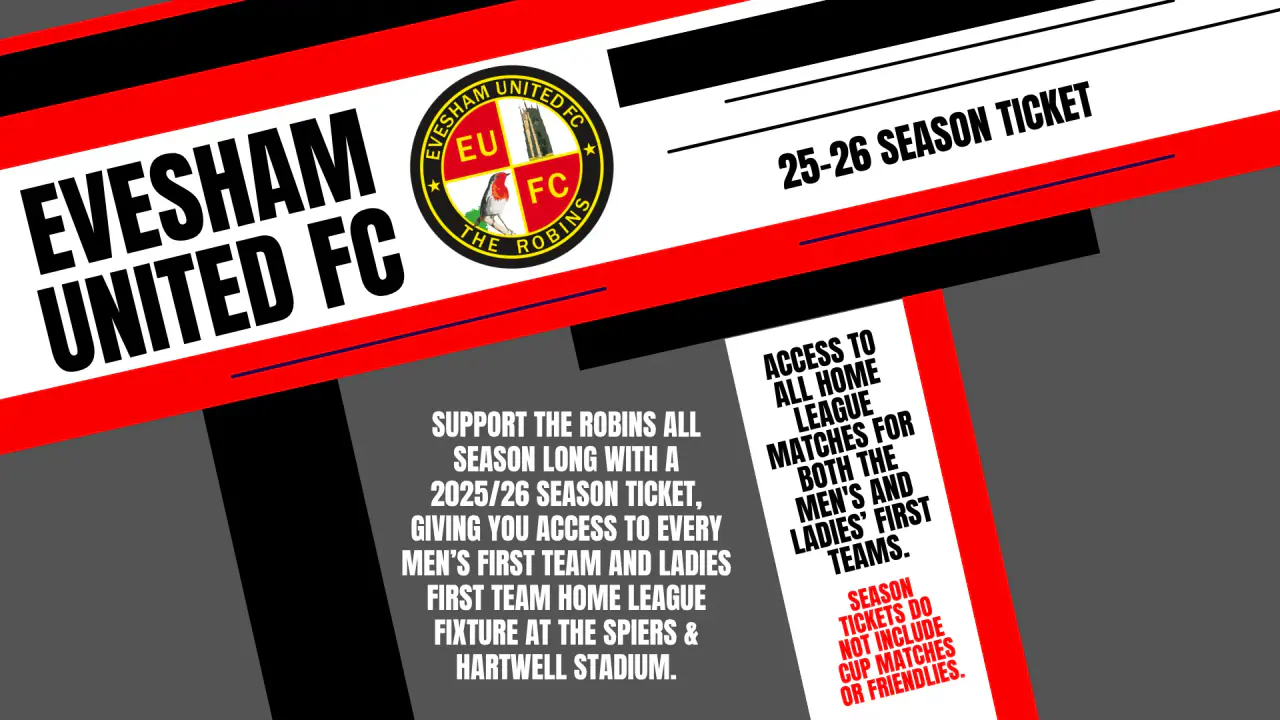 Evesham United FC 2025/26 - Season Tickets