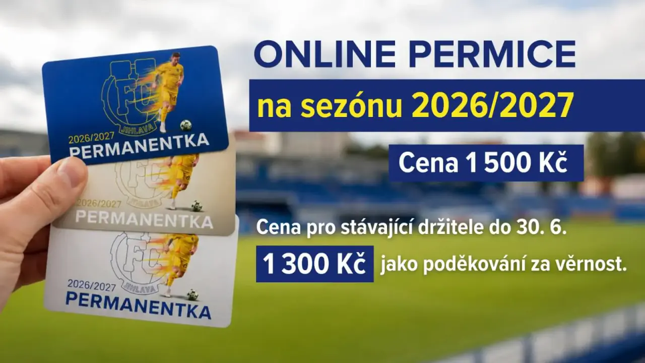 FC Vysočina Jihlava - permanentní vstupenka 2026/2027
