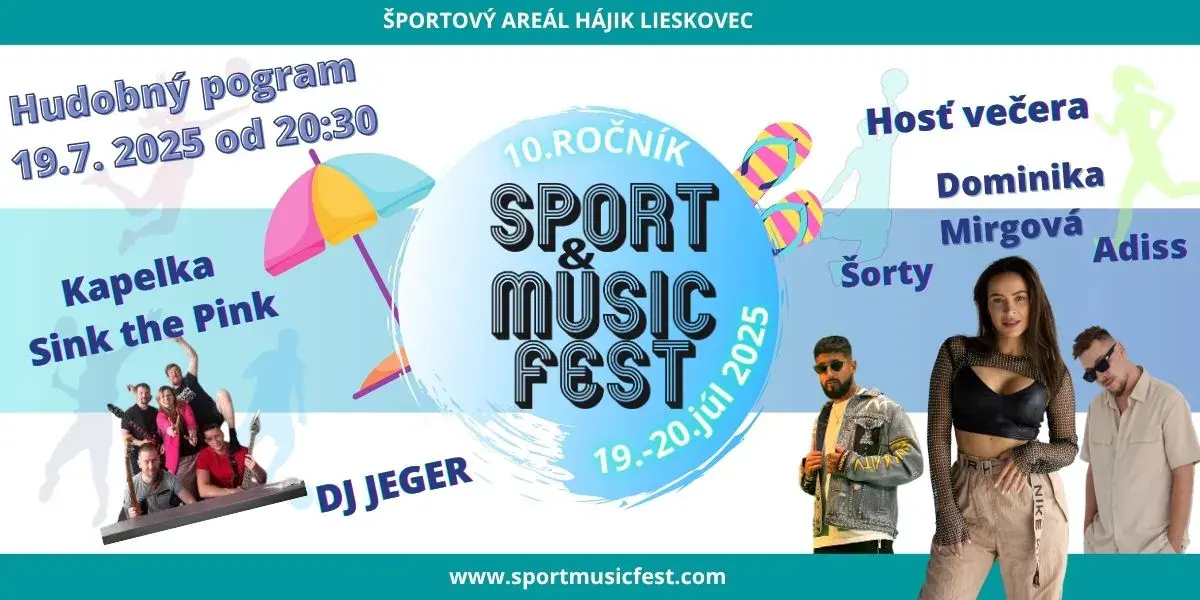 Sport&Music Fest - Hudobný Program 2025