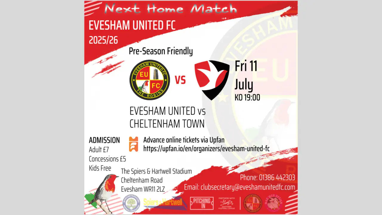Evesham United FC vs Cheltenham Town FC