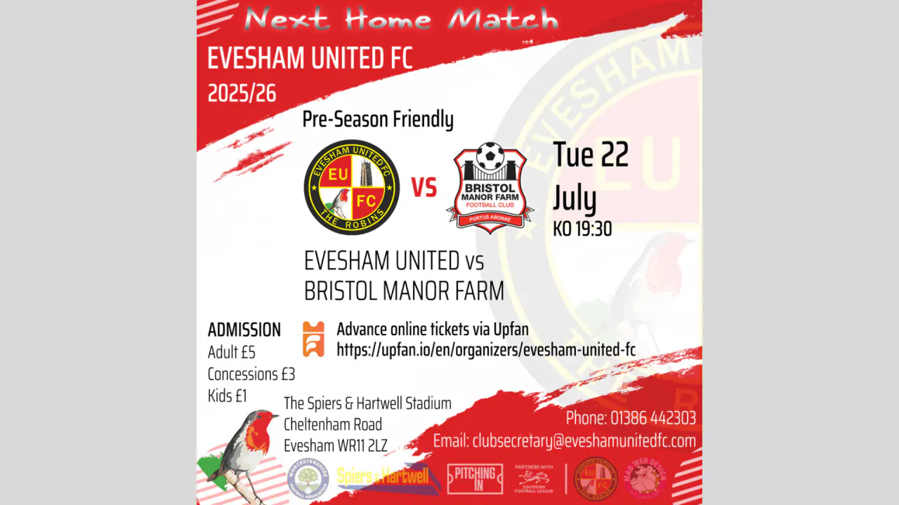 Evesham United FC vs Bristol Manor Farm