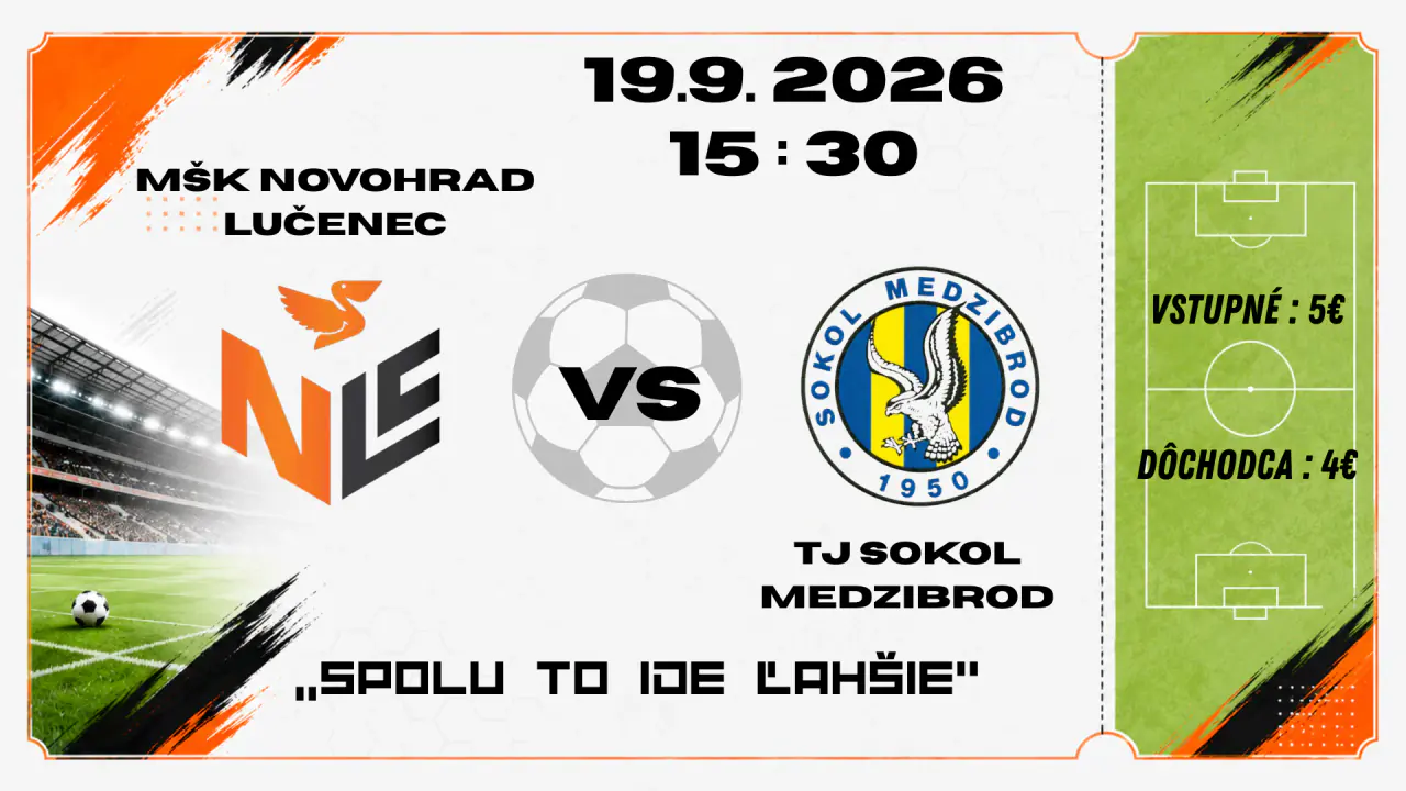 MŠK Novohrad Lučenec vs TJ Sokol Medzibrod