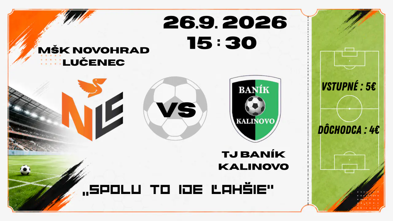 MŠK Novohrad Lučenec vs TJ Baník Kalinovo
