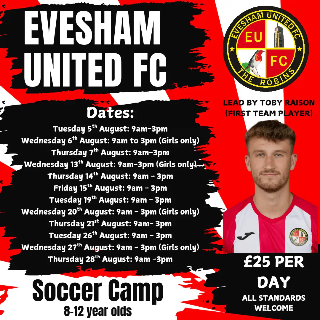 Evesham United FC – Soccer Camp 2025