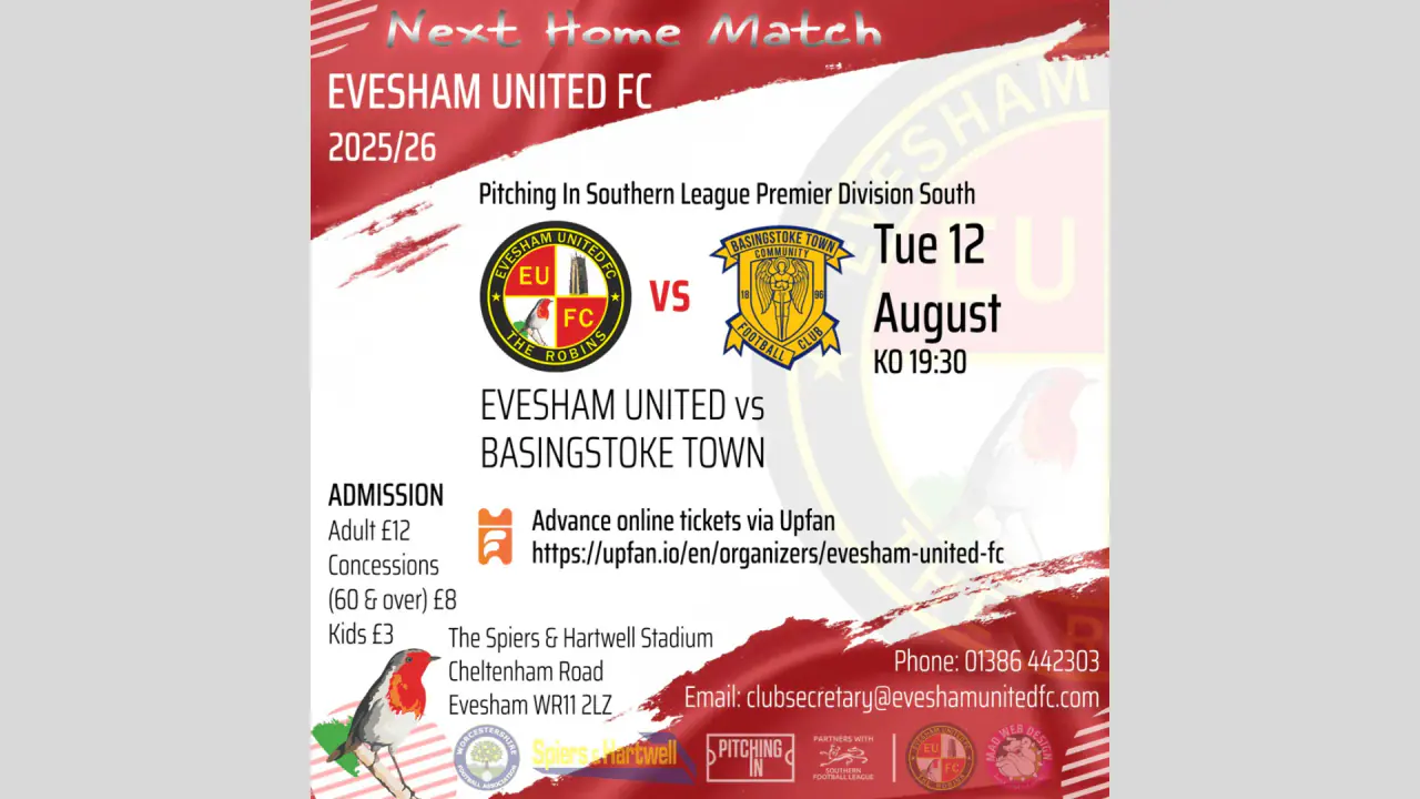 Evesham United FC vs Basingstoke Town