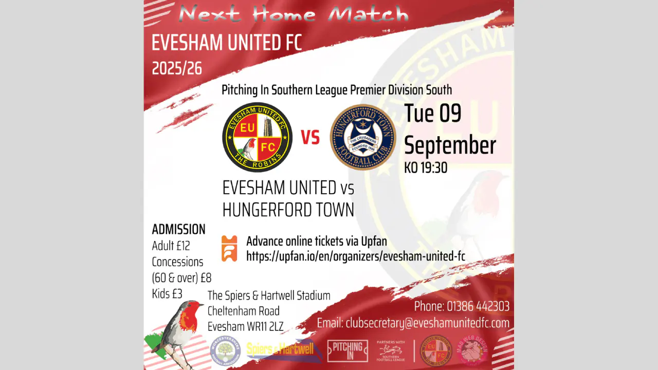 Evesham United FC vs Hungerford Town