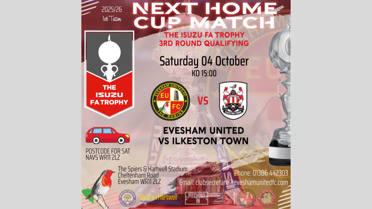 Isuzu FA Trophy - Evesham United FC vs Ilkeston Town